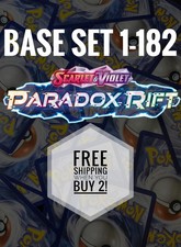 Pokemon Paradox Rift TCG - Choose Your Card Base Set 001- 182 NM
