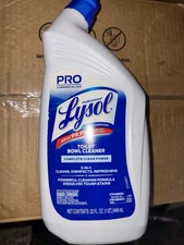 (2 Pk) Professional Lysol Disinfectant Toilet Bowl Cleaner 32oz Bottle 74278EA
