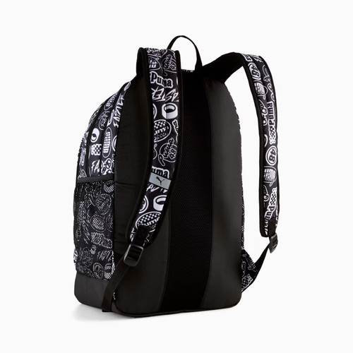 ZAINO PUMA ACADEMY ALL-OVER PRINT BACKPACK - 091150-08 - col. bianco/nero - Foto 2 di 5