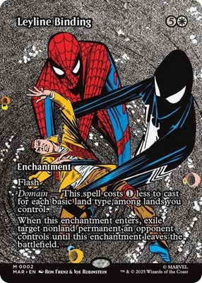 Leyline Binding (Borderless) 2 M Marvel Universe Eternal-Legal NM