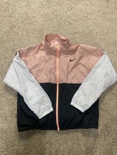 Nike Jacket Womens Large Pink Black Colorbloc...