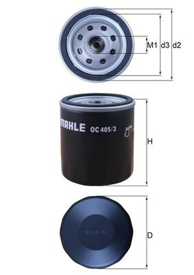 KNECHT OC 405/3 Ölfilter für AUDI,BEDFORD,CHEVROLET,DAEWOO,FIAT,LOTUS,OPEL,SAAB,
