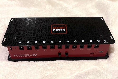 Gator GTR-PWR-12, 12 Outputs 2300Ma Guitar Effects Pedalboard Power Supply