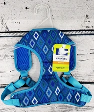 Top Paw Comfort Dog Blue Fashion Tribal Harness Size Small, Medium Or Large  NEW