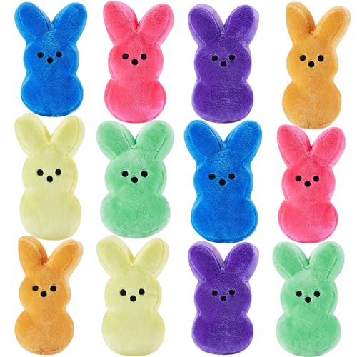 2024 New 6 inch Easter Bunny Plush Toys Decorations Cute Animal Bunny Stuffed...