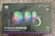 NEW Cooler Master MasterLiquid ML360R RGB CPU Liquid Cooler 360 MM AIO