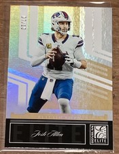 2025 Donruss Elite 2007 Retro Josh Allen Gold Foil 7/10 SSP BILLS MVP STAR QB