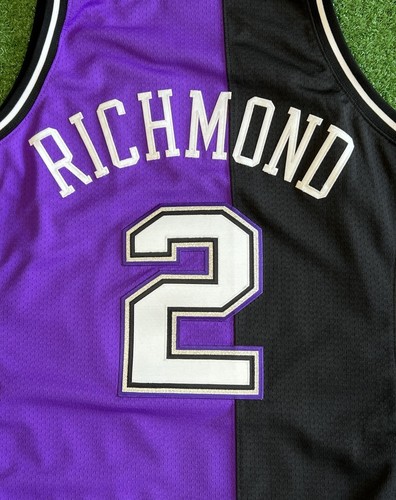 Sacramento Kings NBA Jersey Mitch Richmond Mitchell & Ness Large Authentic NBA - Picture 7 of 8