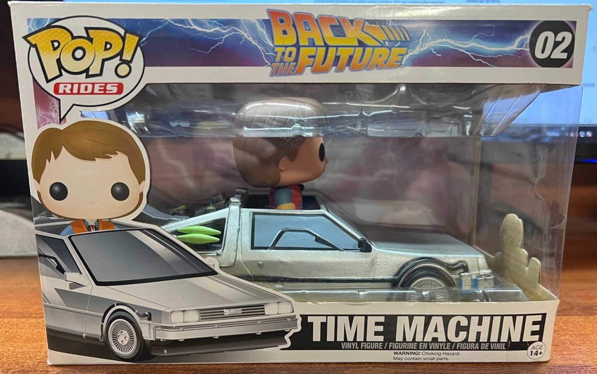 ファンコ POP! バックトゥザフューチャー 02 タイムマシーン(デロリアン) Funko Pop! Rides: Back to the Future - Marty McFly (In
