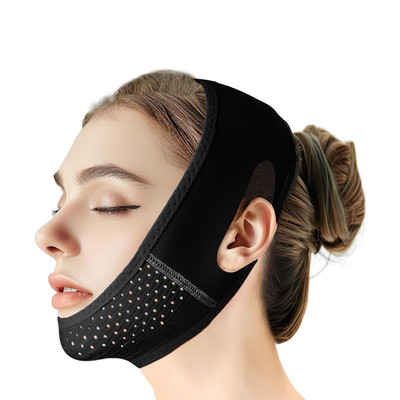 V Line Lifting Mask with Chin Strap   Face Slimming Band & Jaw Exerciser