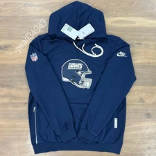 Authentic Nike New York Giants NFL Sideline Standard Issue Alt Throwback Hoodie