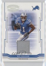 2005 Donruss Throwback Threads Materials Prime 22/25 Roy Williams #53 2k3