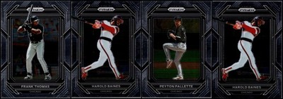 Panini Prizm Blue Ice Chicago White Sox (4) Card Lot - GOING, GOING  ALMOST G...