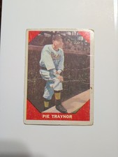 Pie Traynor  1960 Fleer BB #77  EX