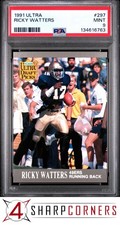 1991 ULTRA #297 RICKY WATTERS RC PSA 9
