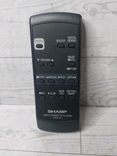 Sharp Original GA041WJ Remote Control for VCR Genuine OEM Works