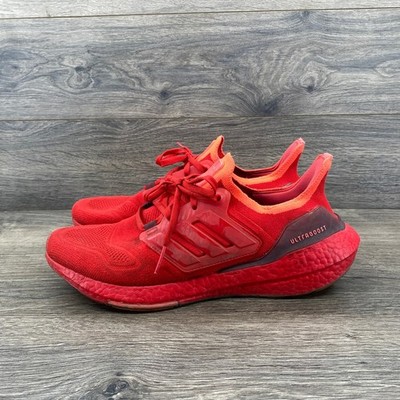 Adidas Ultraboost 21 Mens Running Shoes Red GX5462 Size 10.5