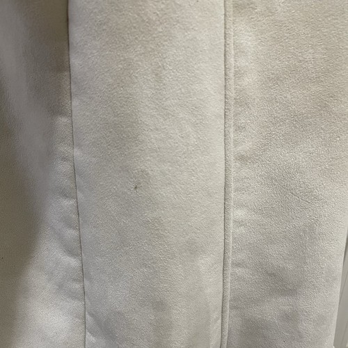 LL Bean Sherpa Lined Faux Suede White Shearling Jacket Women’s Petite Large - Picture 6 of 11
