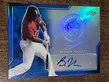 BRANDON HOWLETT 2017 LEAF PERFECT GAME AUTOGRAPH BLUE PRISMATIC #15/30 RED SOX