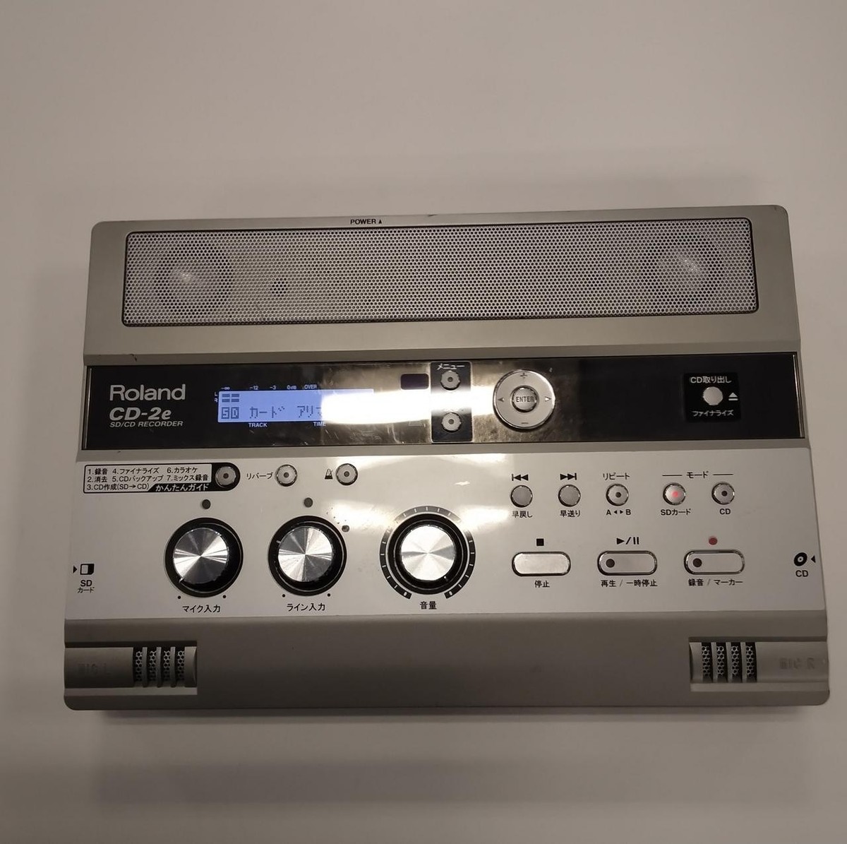 Roland CD-2e SD CD Recorder Portable Digital Audio Studio Stereo