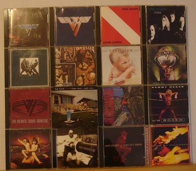 Van Halen Roth Hagar CD Lot of 16 Original Warner Bros. CDs from 80's and 90's
