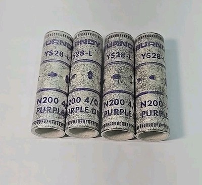 Lot of 4 - Burndy YS28-L N200 4/0 STR Purple Connector Splice, 2.375''