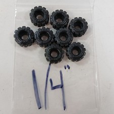 Lot of 8x Vintage Schaper Stomper 4X4 Tire Wheel Rubber Single 1/4" RARE