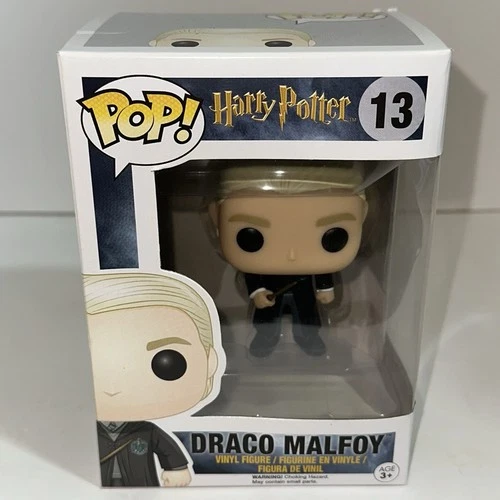 Funko POP! Harry Potter - Draco Malfoy w/ Wand  [#13] Vaulted and RARE!