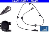 ATE 24.0711-5530.3 Sensor FüR Raddrehzahl ABS Sensor Raddrehzahl
