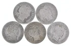 Better Lot 5 1898 1892 1908-D 1910-D 1903-O Barber Dime 0.50 Face *277