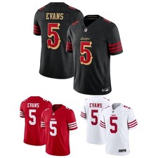Men's 49ers 5 Mike Evans Rivalries Collection Stitched Limited Jersey