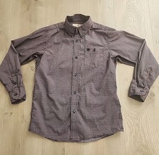 Wrangler Shirt Youth Boys Red Black Size Large Rodeo 10-12 Western Button Up
