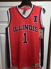#1 Illinois Fighting Illini NCAA GameDay Greats Basketball Jersey Youth XL NWT