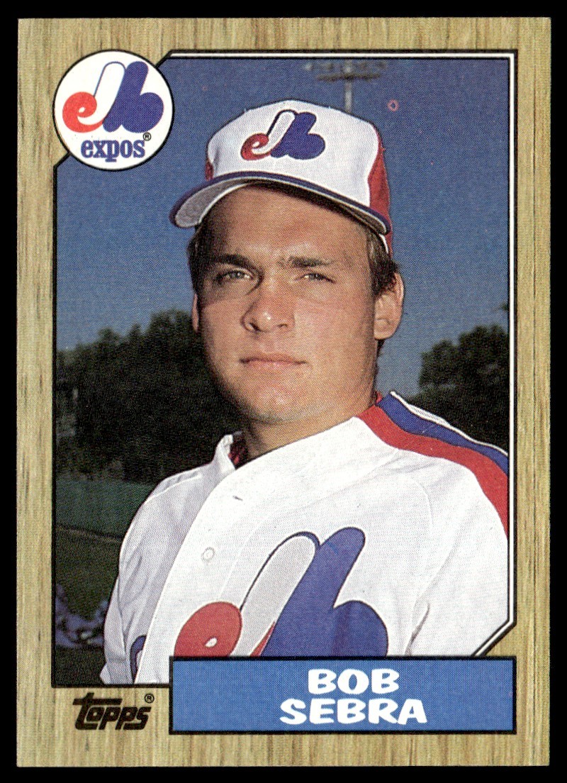 1987 Topps Bob Sebra Montreal Expos #479