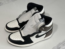 Nike Air Jordan 1 Retro High Dark Mocha 555088-105 nuove taglia 9,5