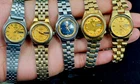 Vintage Lot 5 Automatic 21 Jewels Woman Seiko 5 & Citizen Watches D/D Japan Made