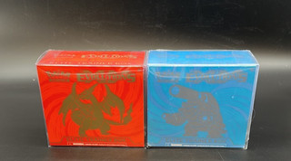 Lot of (2) Pokemon XY Evolutions Elite Trainer Box SET Blastoise & Charizard ART