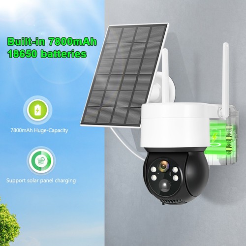 Waterproof WiFi IP Security Camera Solar Powered Wireless Home Battery CCTV Cam - Picture 4 of 17