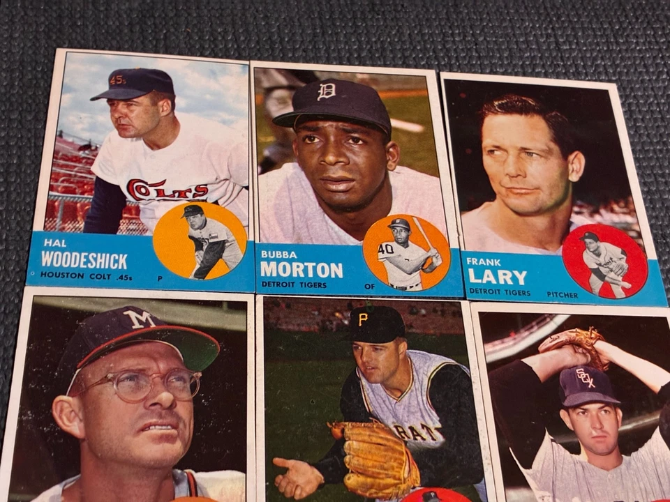 1963 Topps 12-Card Investment Opportunity-NM-Ver Descrição - Sem Reserva - Imagem 2 de 4