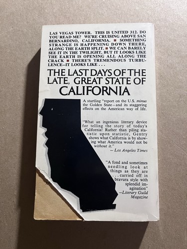 THE LAST DAYS OF THE LATE, GREAT STATE OF CALIFORNIA Curt Gentry 1969 paperback - Picture 2 of 4