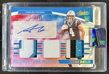 2025 Panini Absolute Tetairoa McMillan Rookie Premiere RC Patch Auto #/399