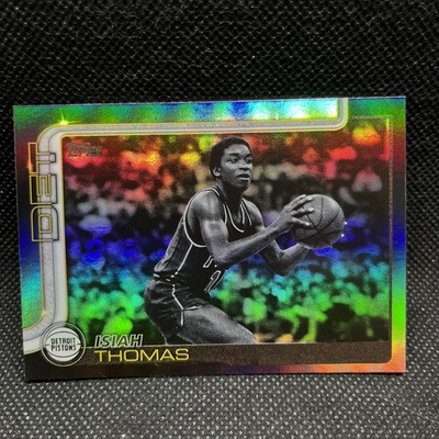 #ad 2025 26 Topps Basketball Isiah Thomas Blackout HoloFoil Black Friday Exclusive $1.50