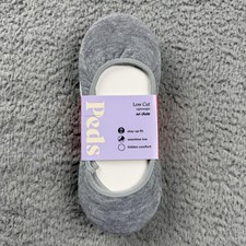 Peds Liner Socks Womens Shoe Size 8-12 Low Cut Lightweight No Show 4 Pair