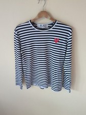 Comme De Garcons PLAY a righe nero/bianco L/S taglia media 