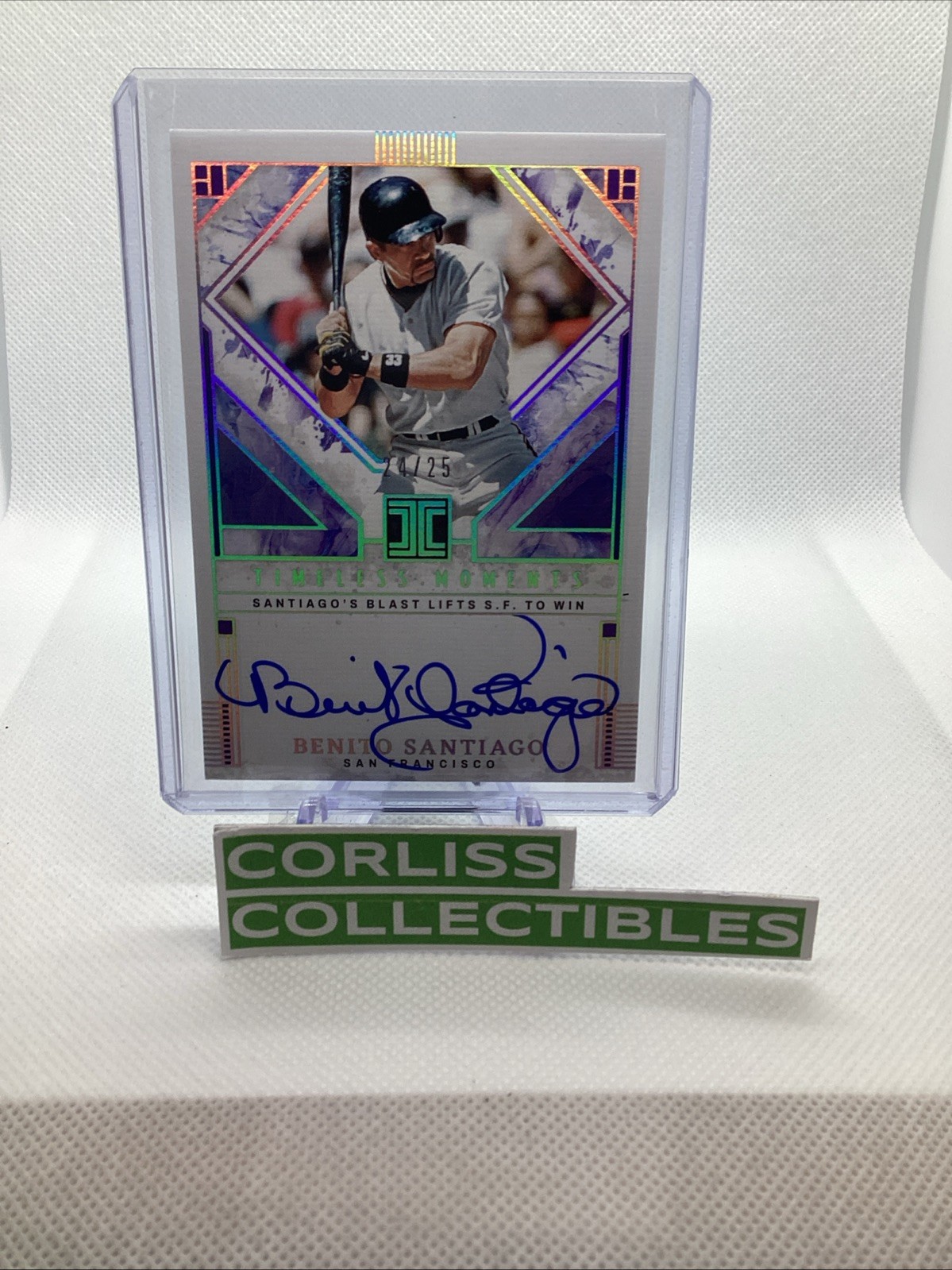 2025 Panini Impeccable Timeless Moments Benito Santiago #24/25🐐🔥💎