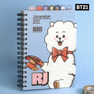 BTS BT21 Official Authentic Goods VINTAGE Index Note 152 x 214mm +