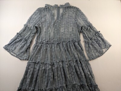 blue dress for baby girl ELLERY Ribbed Dress in Deep Sea main image 1