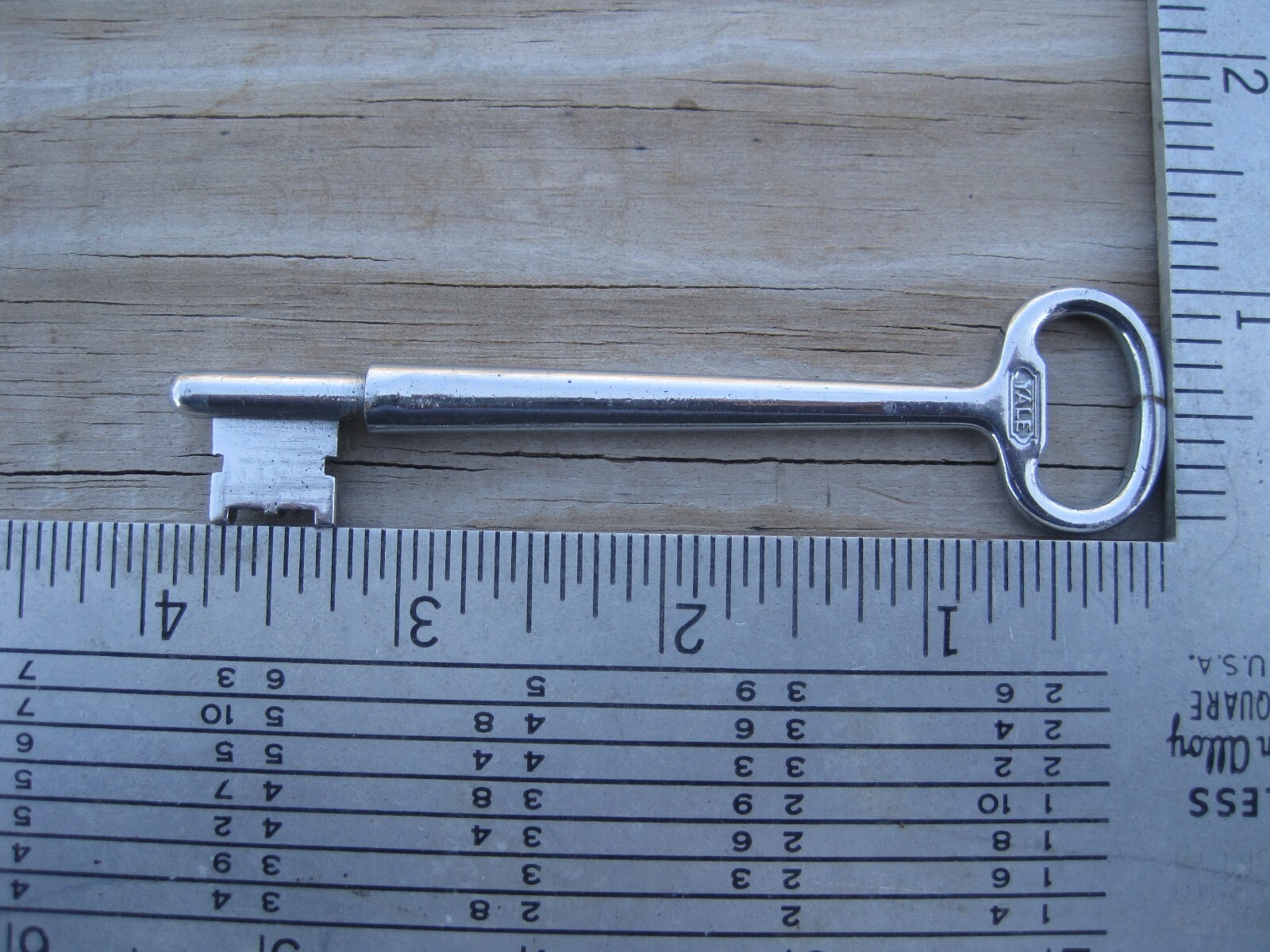rare chrome plated brass yale & towne Door Mortise Lock Skeleton key ...