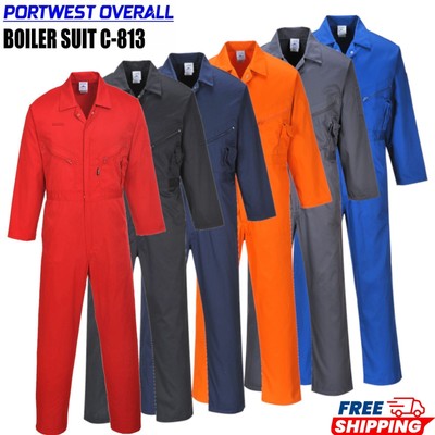 Portwest S999 Herren Euro-Arbeitskleidung Polycotton Overall Arbeitsanzug