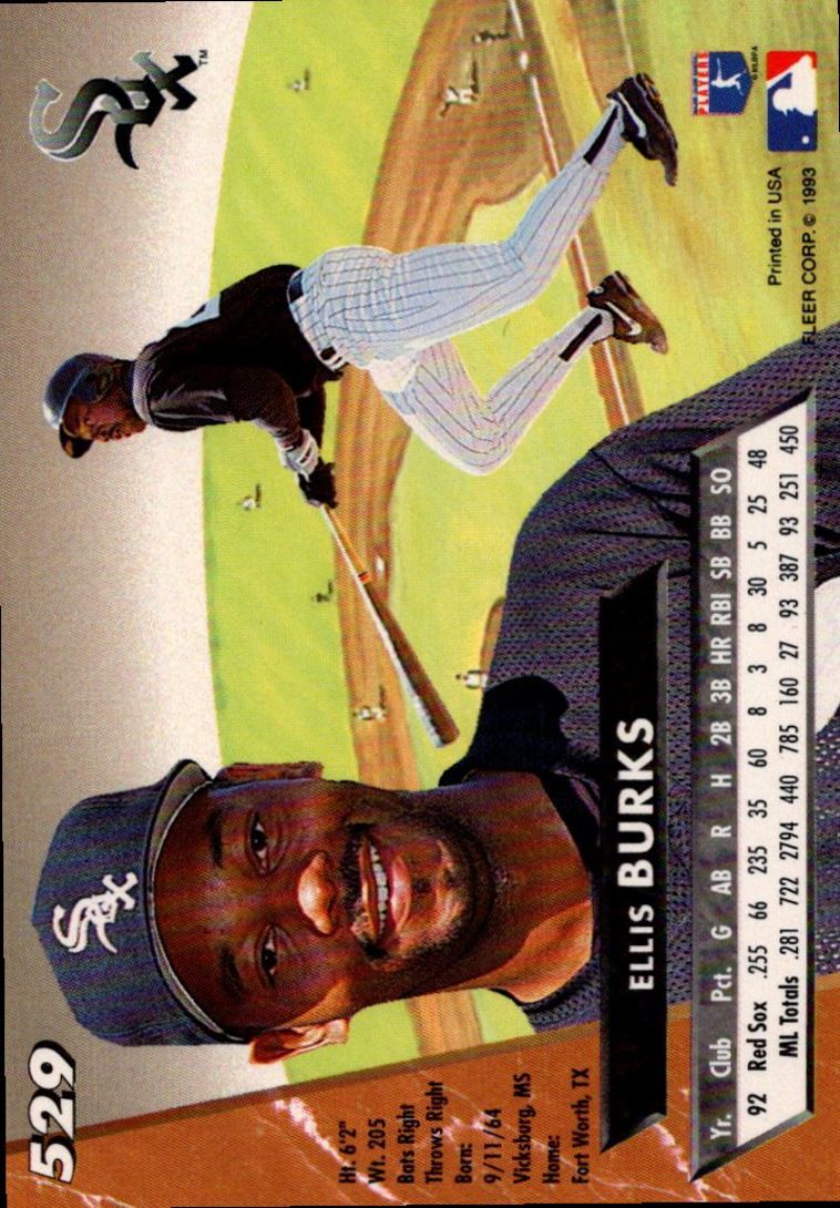 1993 Ultra Ellis Burks Chicago White Sox #529 | eBay